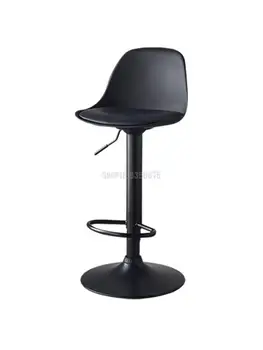 Барный стул с подъемником и поворотной спинкой барный стул домашний барный стул современный минималистичный барный стул для кассира на стойке регистрации