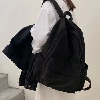 Модный рюкзак, холщовый женский рюкзак, противоугонная сумка через плечо, новая школьная сумка для девочек-подростков, школьная сумка для девочек