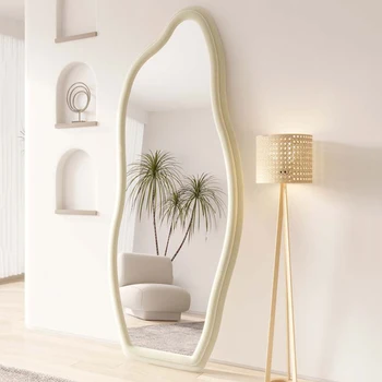 Декоративные зеркала Настенные Волнистые Декоративные Зеркала во весь корпус Nordic Cute Hogar Y Decoracion Эстетическое Оформление комнаты