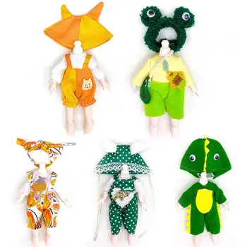 10 стилей для 1/11obitsu11 Ob11 Аксессуары для кукол-животных Костюм для кукол Одежда для кукол Красивый наряд для кукол 16 ~ 17 см Платья для кукол
