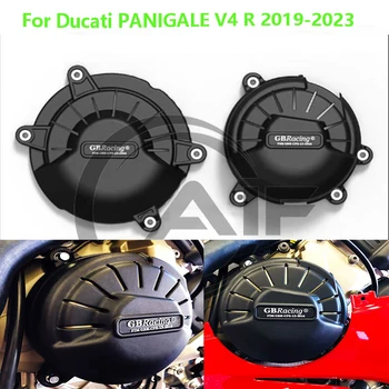 Аксессуары для мотоциклов Защита крышки двигателя подходит для Ducati PANIGALE V4 R 2019-2022-2021-2022-2023