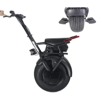 В наличии Горячая распродажа Электрического одноколесного велосипеда с мотором 60 В 1000 Вт, 18-дюймовый Одноколесный электрический скутер