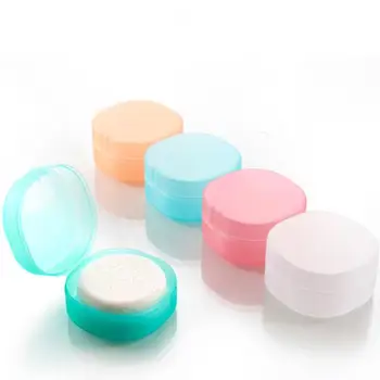 Переносная пластиковая коробка для мыла, круглый герметичный футляр для губки, дорожные принадлежности для ванной комнаты SN4169