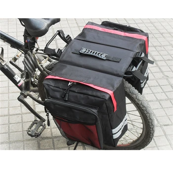 Сумка для переноски велосипеда MTB, Задняя стойка, Сумка для багажника, Багажная корзина, Заднее сиденье, Двухсторонняя Велосипедная сумка для велосипедов, Прочная дорожная сумка