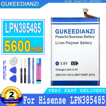 Аккумулятор GUKEEDIANZI емкостью 5600 мАч для мобильного телефона Hisense LPN385485 большой мощности Bateria