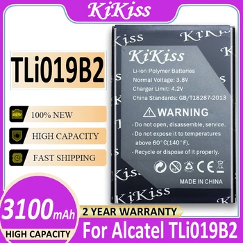 3100 мАч Высококачественный НОВЫЙ TLI019B1 TLi019B2 1900 мАч Аккумулятор для ALCATEL One Touch POP C7 OT-7041 7041D Двойной CAB1900003C2 Аккумулятор
