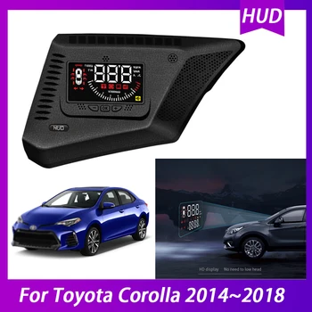 Автоматический электронный автомобильный дисплей HUD head up HD Цифровой спидометр для Toyota Corolla 2014 2015 2016 2017 2018 Дисплей OBD head-up