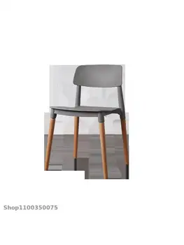 Обеденный стул из массива дерева в скандинавском стиле, Современный минималистичный дизайнер, Креативный Талант, Спинка стула для переговоров о домашнем досуге