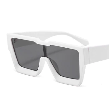 Модные негабаритные квадратные женские солнцезащитные очки, Винтажные мужские Цельные солнцезащитные очки для спорта на открытом воздухе, Солнцезащитные очки UV400