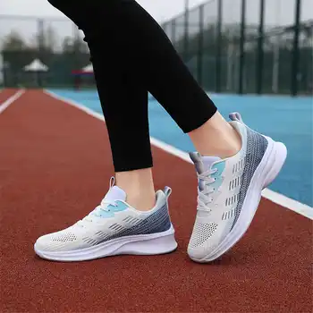 размер 40 купить белые кроссовки на толстом каблуке Теннисные кроссовки snekers для женщин летняя спортивная обувь tens подлинная брендовая модель shors cuddly YDX2