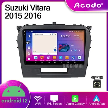 Acodo Android12 Авто Carplay Стерео Для Suzuki Vitara 2015 2016 9 