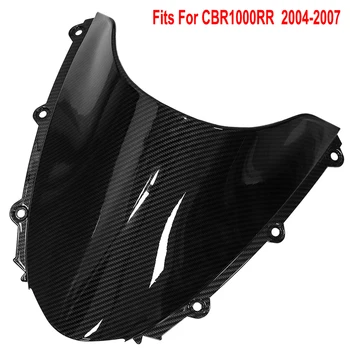Лобовое Стекло из Углеродного волокна Для Honda CBR1000RR Fireblade/SC57 2004-2007 2005 2006 Заменяет OEM 64250-MEL-000ZA