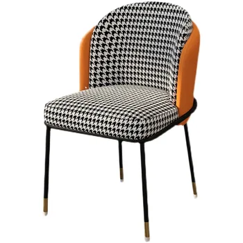 Обеденный стул в виде собачьей лапки, современная Простая домашняя спинка, косметический стул для интернет-знаменитостей, стул для маникюра, стул для отдыха в отеле