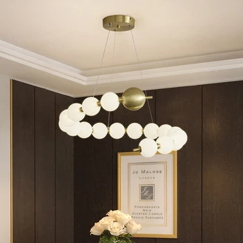 Люстра для ресторана Planet, персонализированный подвесной светильник для гостиной, современное минималистичное светодиодное освещение, подвесной светильник для спальни и кабинета